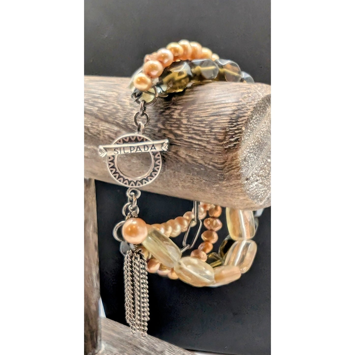 Silpada 925 Sterling Mixed Jewelry Set w/ Natural Stone and Beads 114.79g