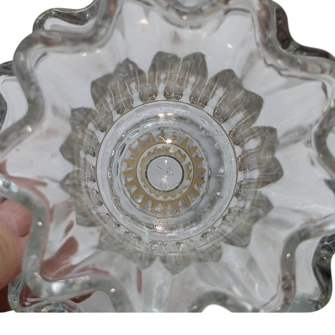 Partylite Glass Set of Multipurpose Candle Holders Taper Tea Light Votive Pillar
