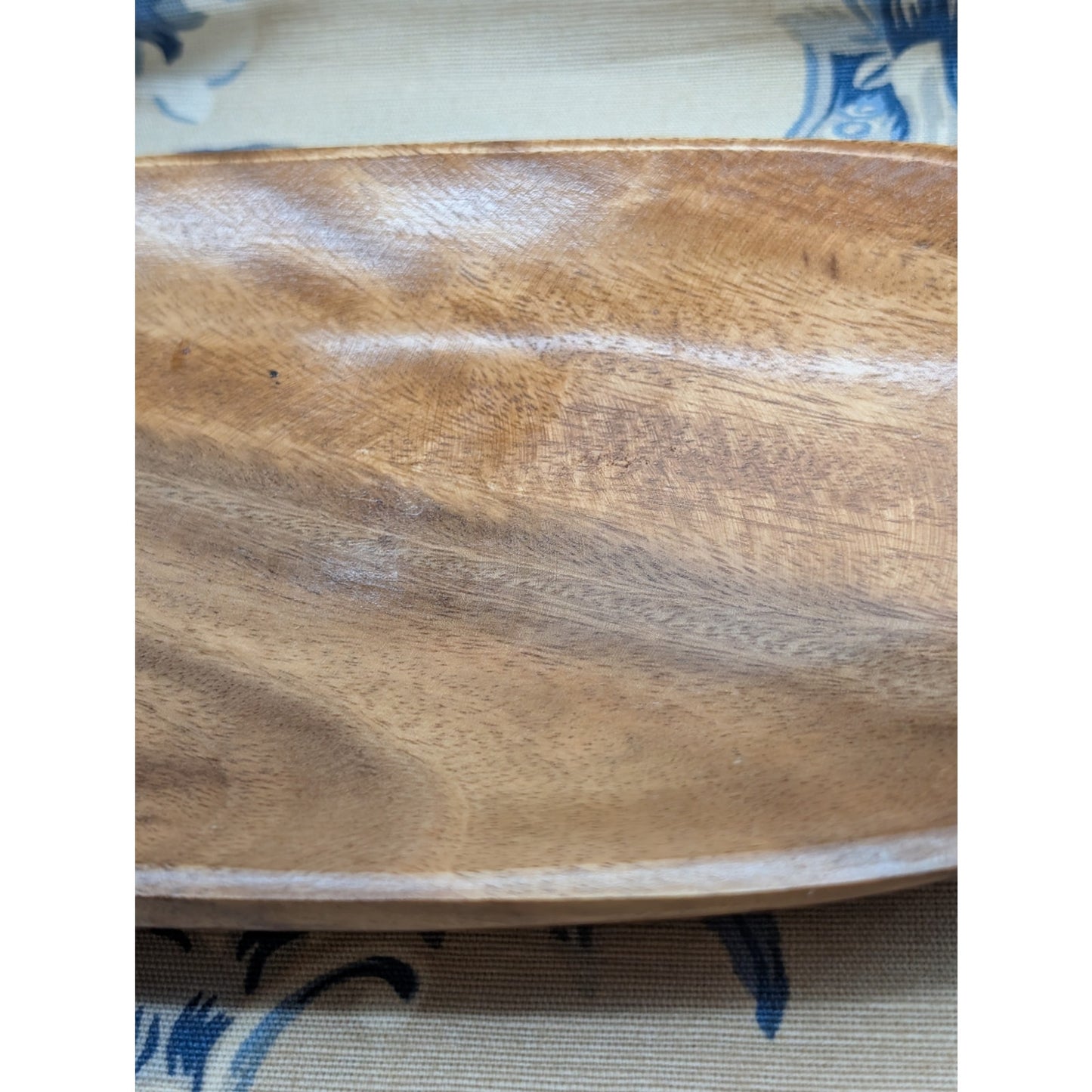 Beekman Home Small Decorative Acacia Wood Tray Made in Philippines