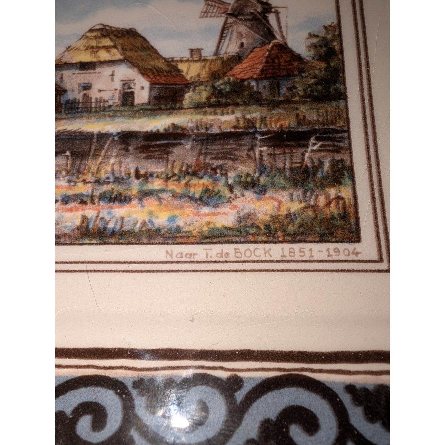 Delft Westraven Porcelain Wall Plaque From Holland