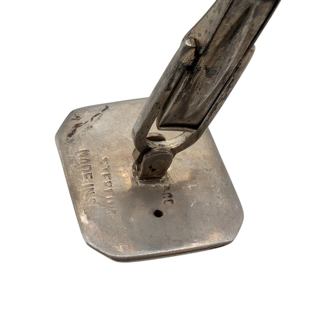 Vintage Sterling Silver Siam Elephant Cuff Links