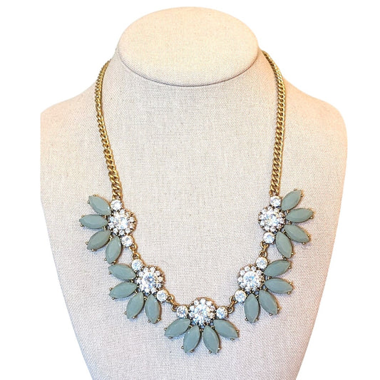 J. Crew Sage Rhinestone Statement Necklace