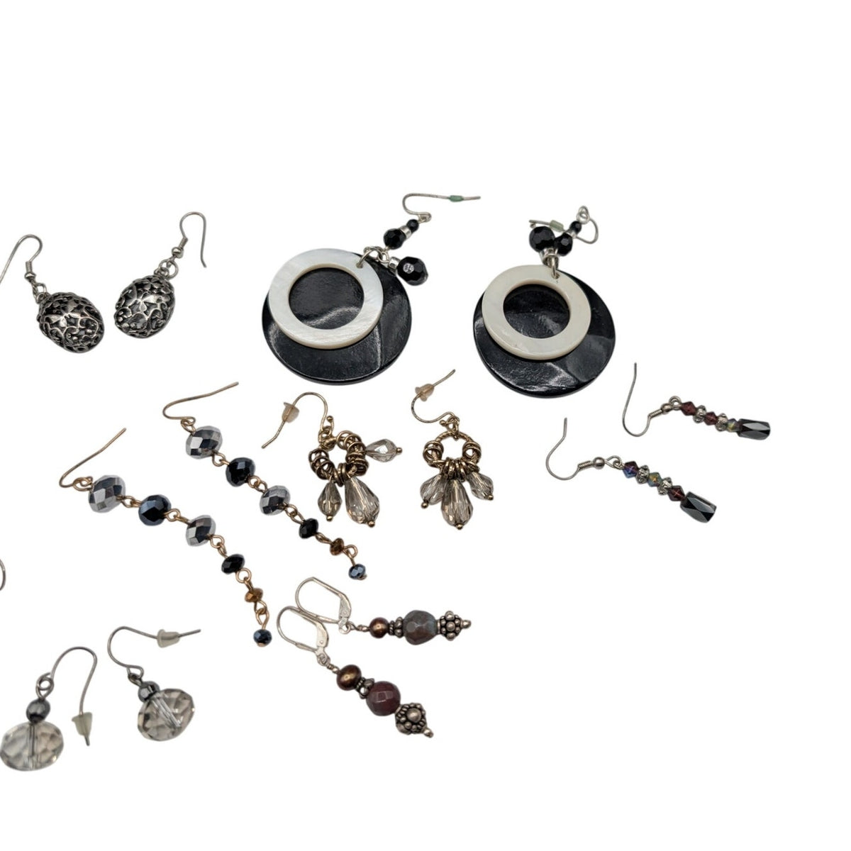 Reseller's Delight Curated Black & White Lot of 33 Pieces of Jewelry