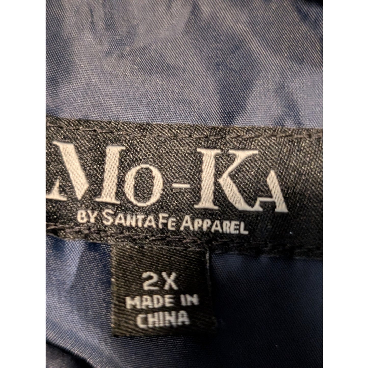 Mo-Ka by Santa Fe Apparel Navy Quilted Vest Women's Size 2X