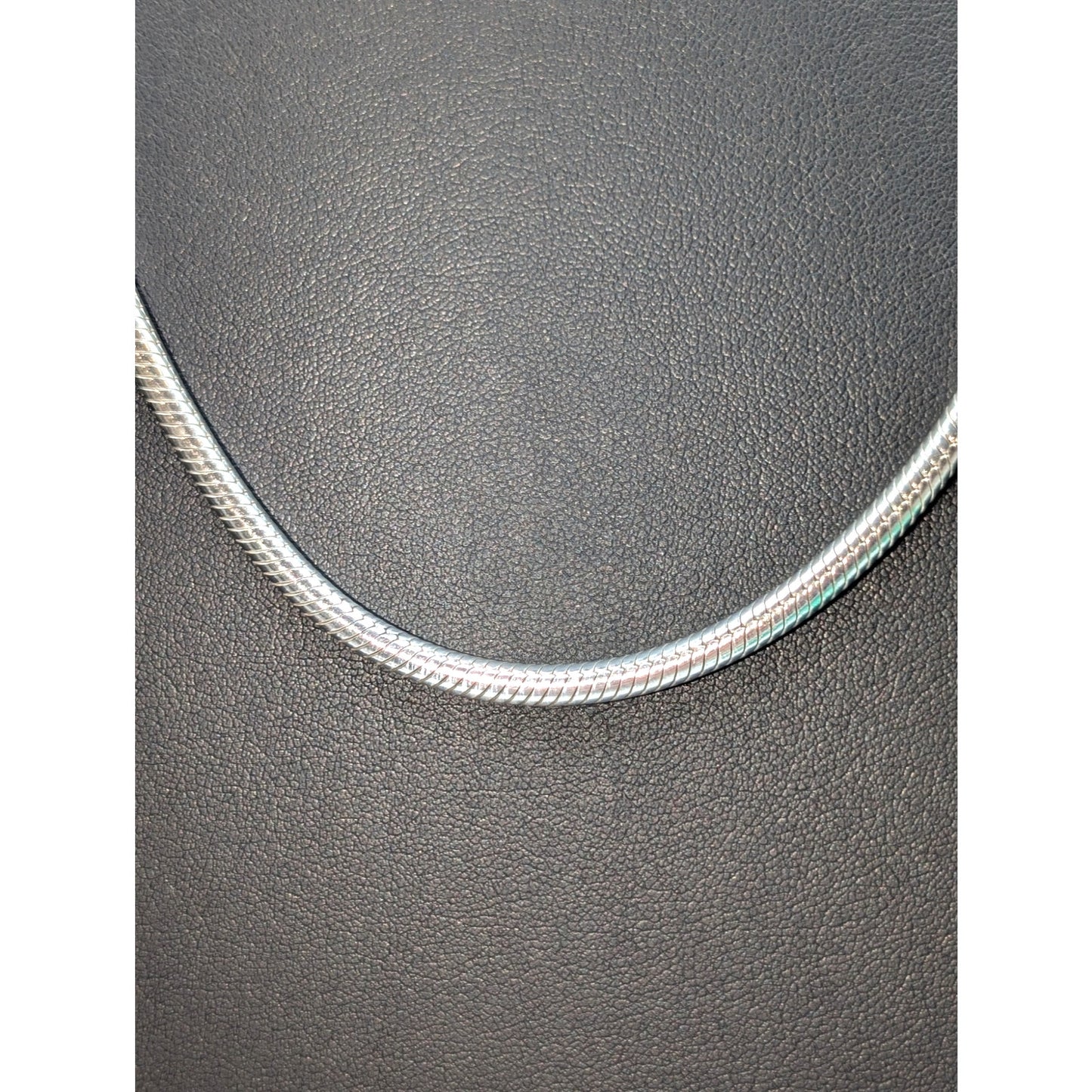 Marked Italy 925 Heavy 24" Long 925 Sterling Silver Snake Chain Necklace 60.66g