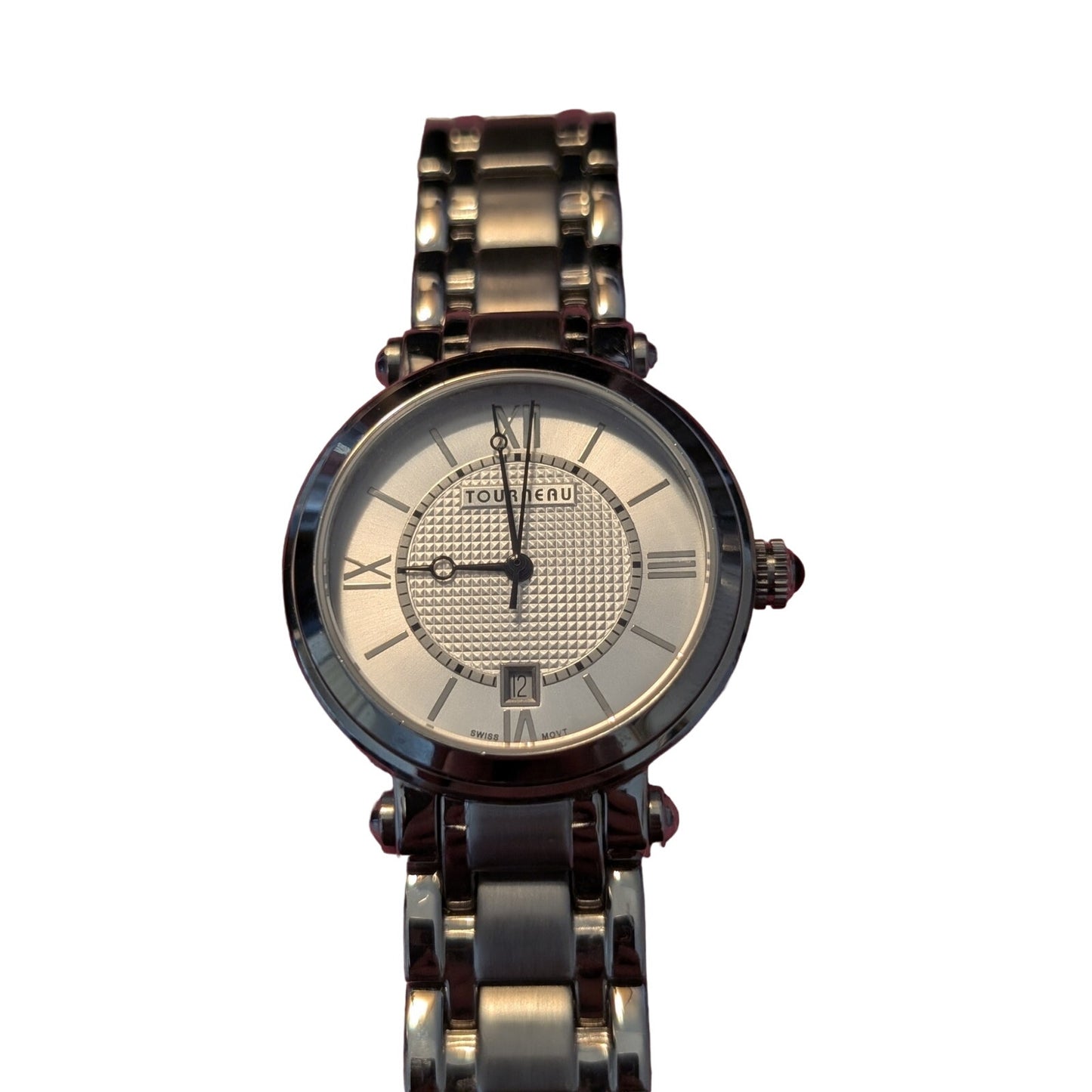 Tourneau Honda Stainless Steel Back Silver Watch NWT