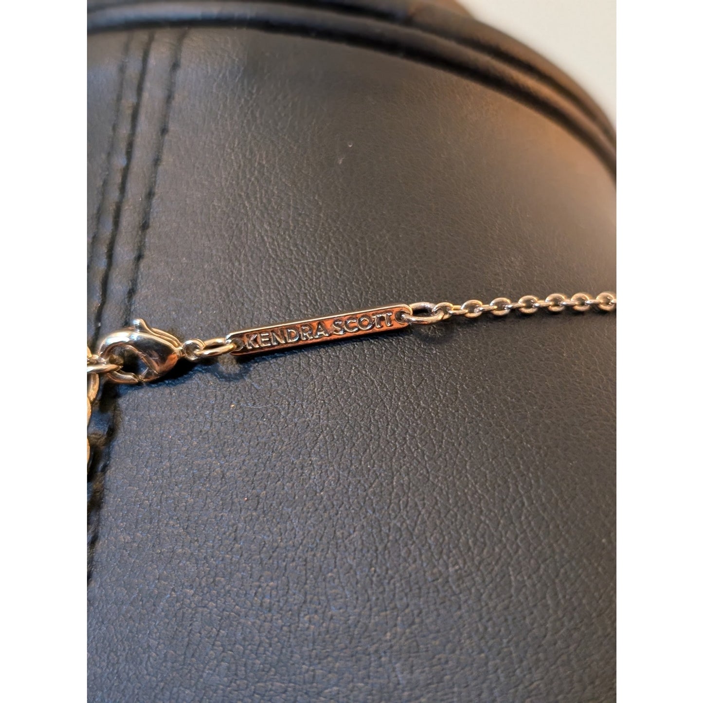 Kendra Scott Elisa Copper Druzy Rose Gold Tone 15"-17" Necklace