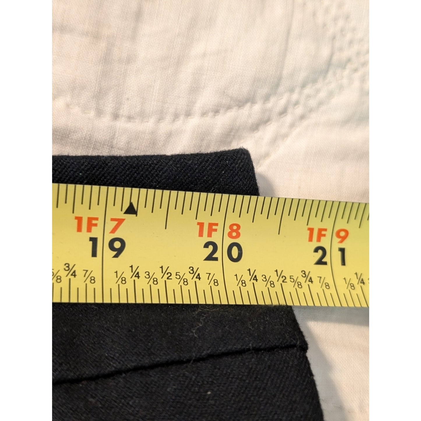 Merona Black Cotton Stretch Mid-Rise Ankle Pant Womens Size 18W