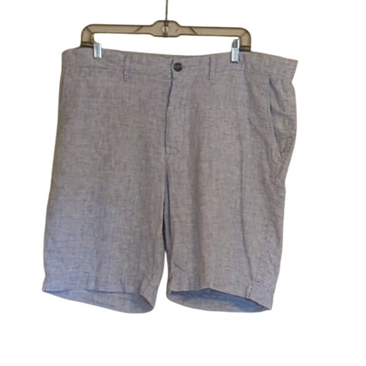 Goodfellow & Co. Linden Light Gray Washable Linen 10" Short Men's Size 38