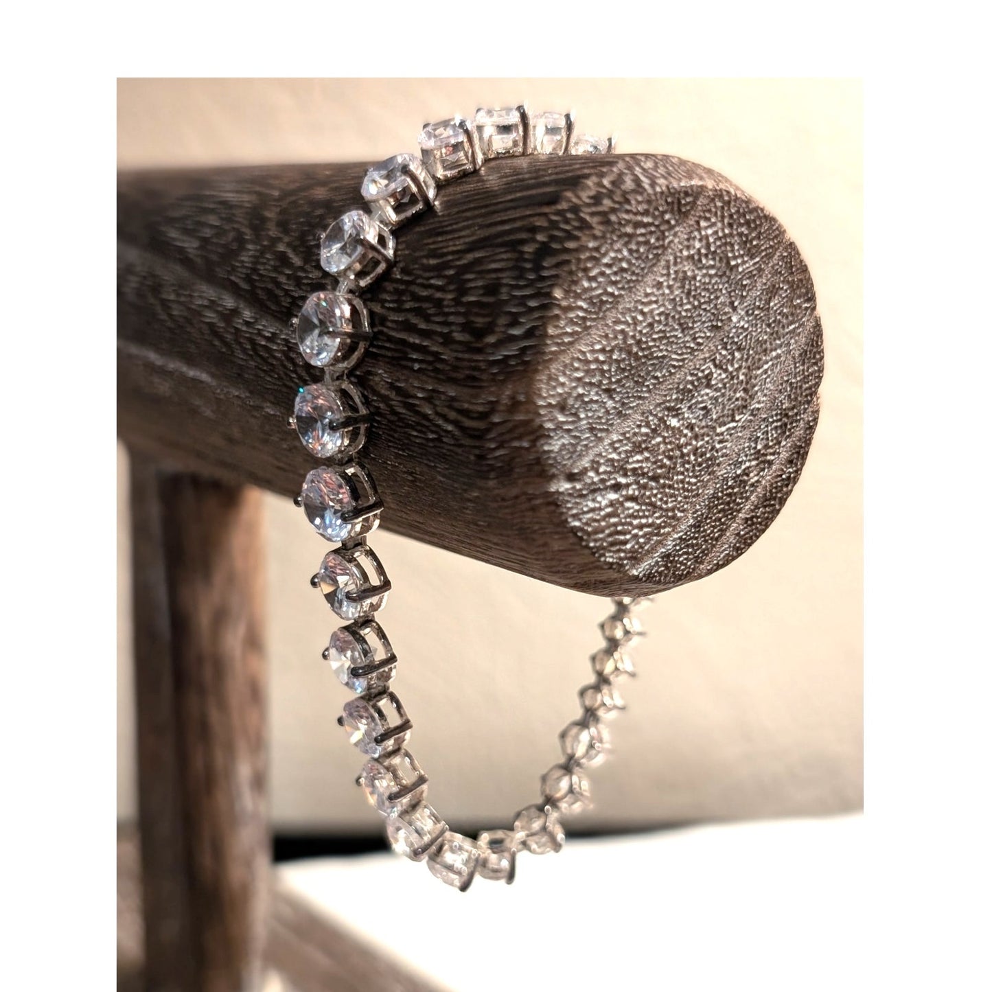 Gorgeous Graduated Large CZ 925 Sterling Silver Tennis Bracelet