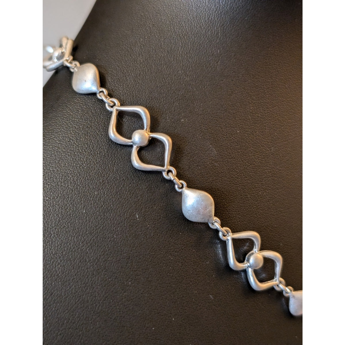NWT Nine West Vintage America Collection Silver Tone Nickel Free Chain Necklace