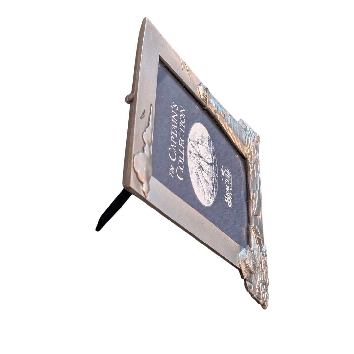 The Captain's Collection Seagull Pewter Lighthouse Beachy  5 X 7 Picture Frame