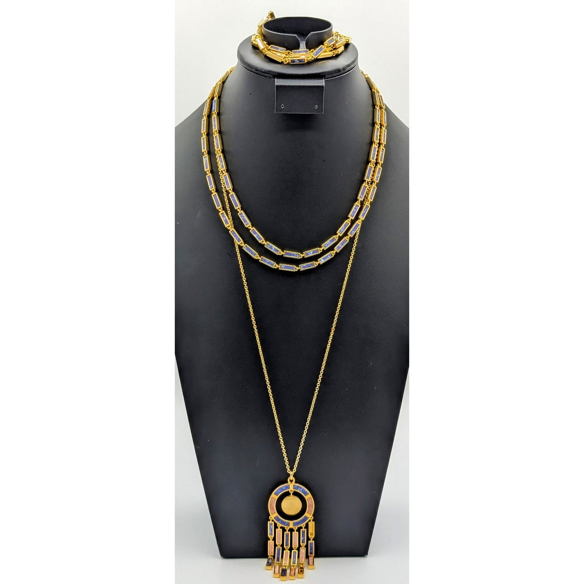 Ann Taylor Three Piece Jewelry Set -- Two Necklaces & 1 Bracelet