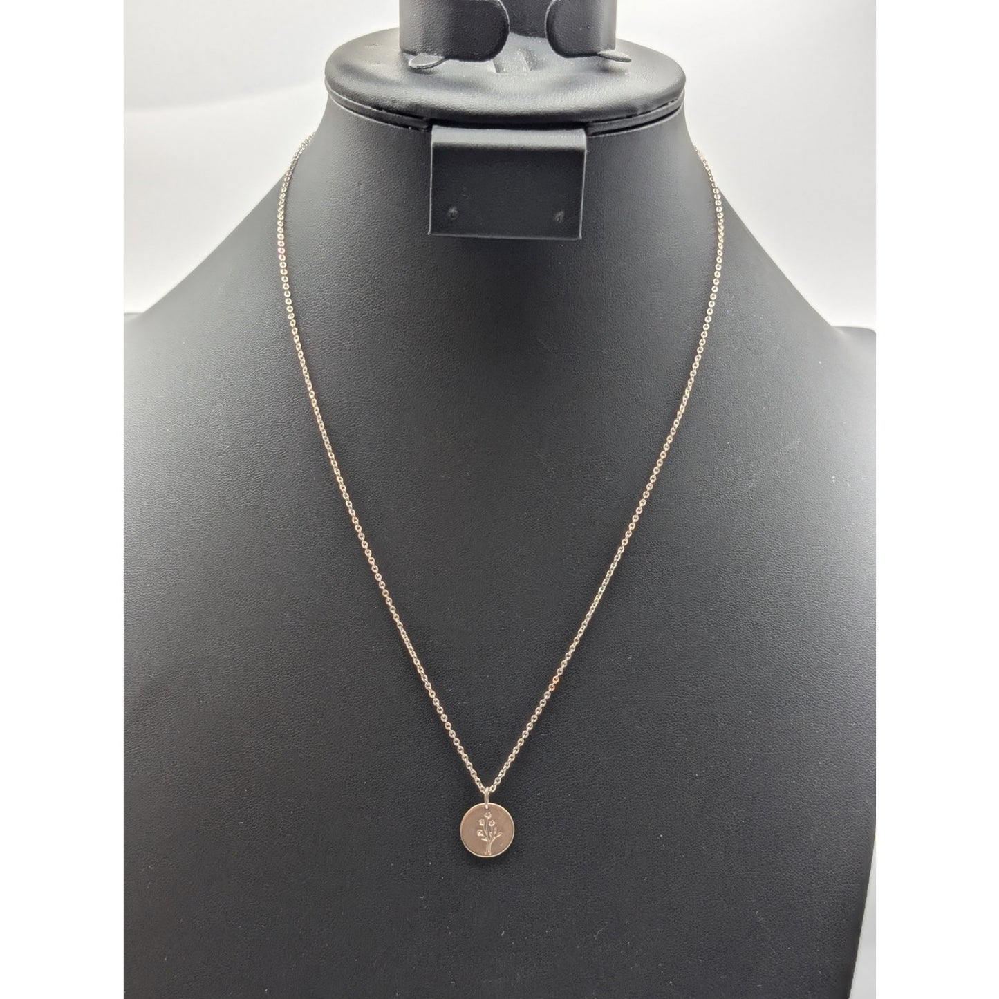 925 Sterling Silver Wildflower Pendant 18"-20" Chain Necklace