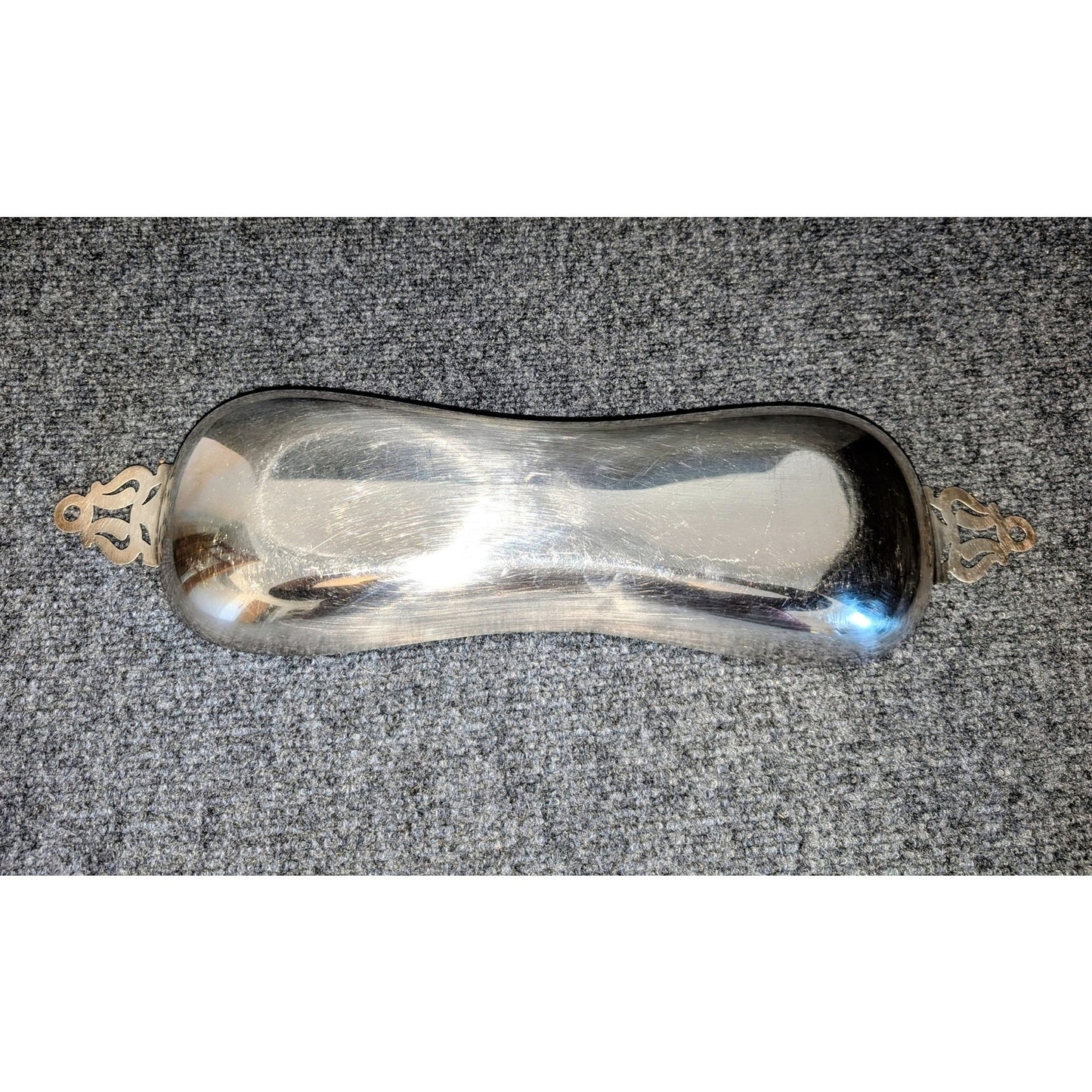 Vintage Sheffield Silver Plate Handled Bread Tray