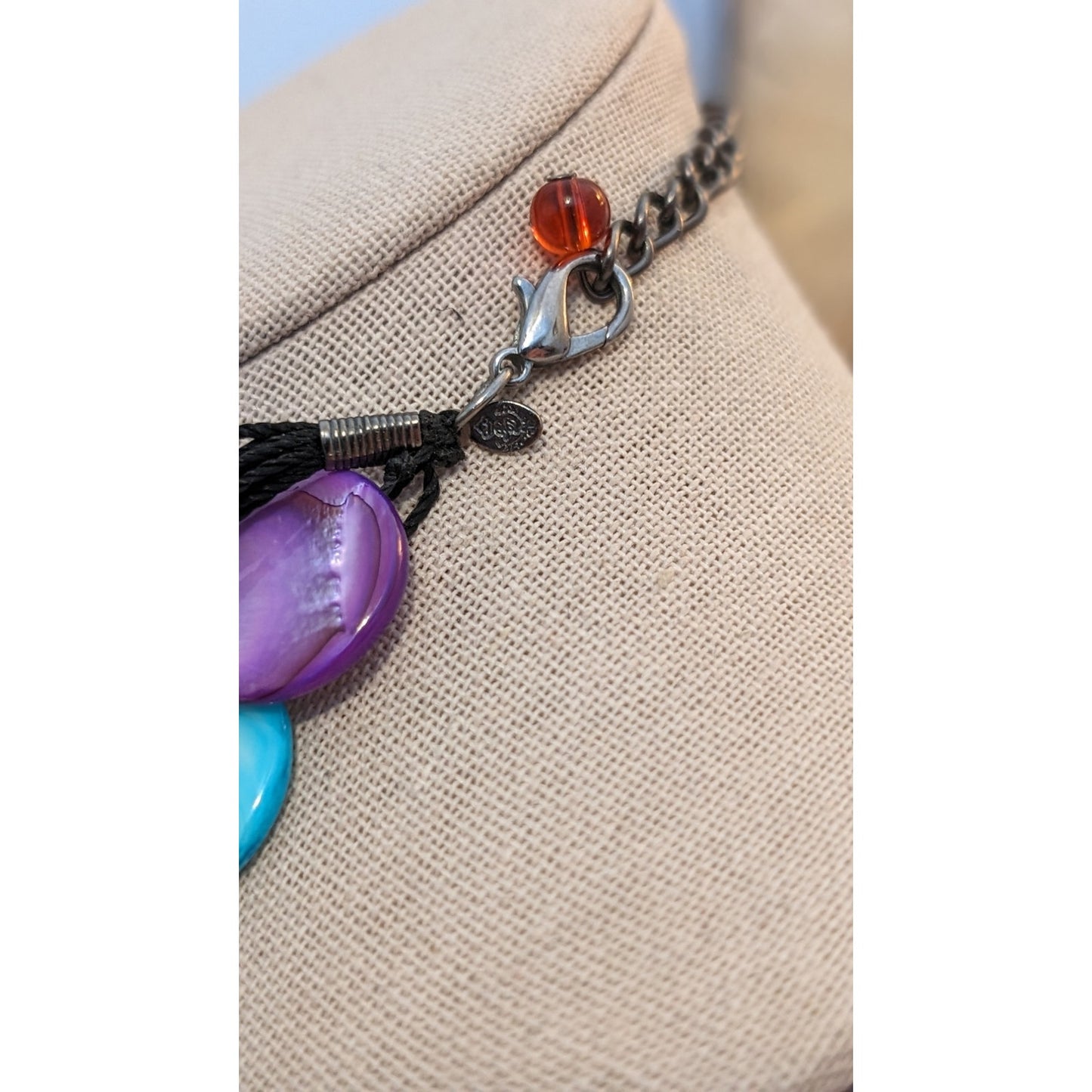 Premiere Designs Explosion of Color Glass Bead Seven-Strand Necklace