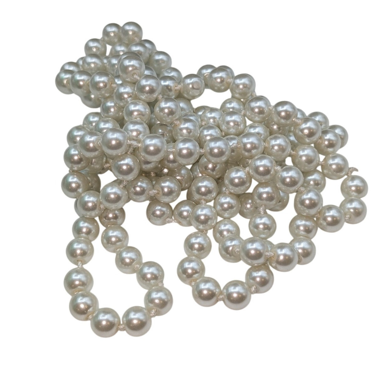 Lot of 9 Pcs of Faux Pearl Rhinestone Chain & Filigree Silver Tone Metal Jewelry