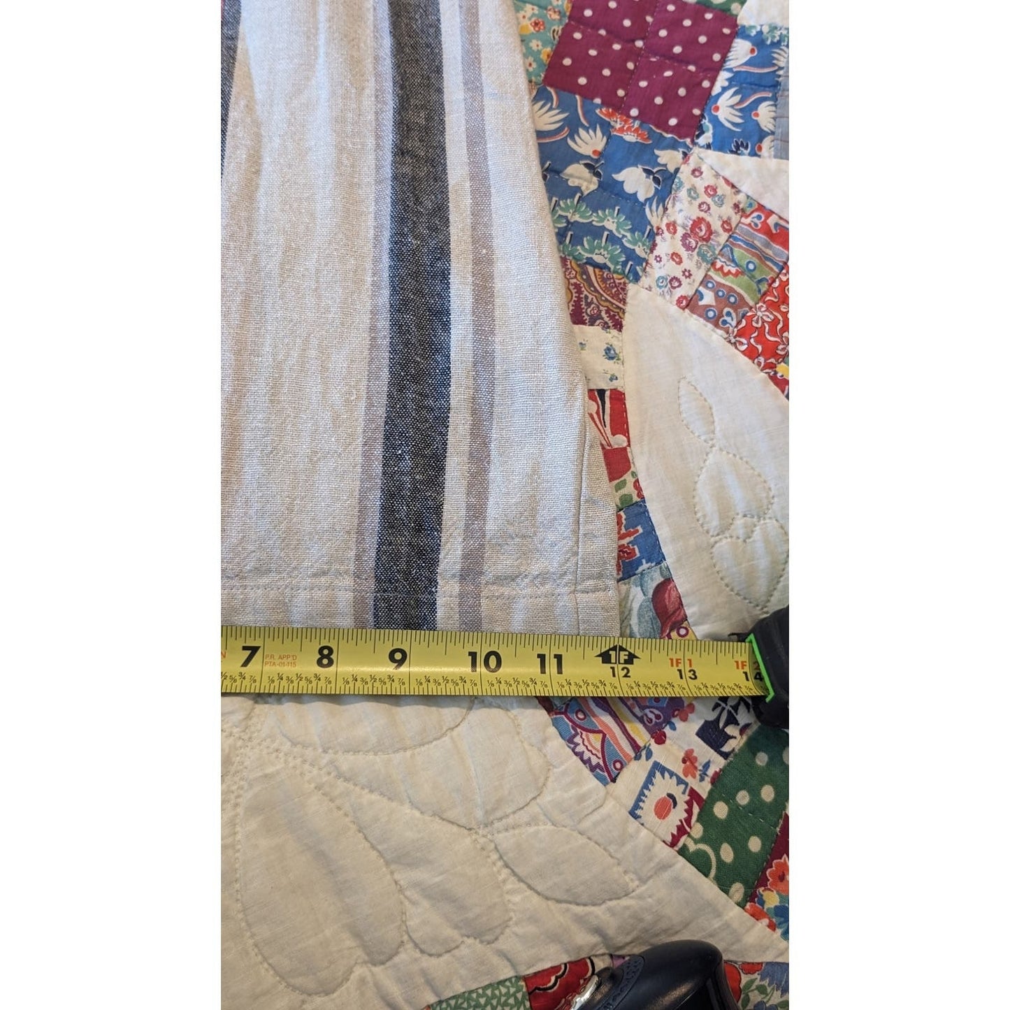 Indigo Rein Linen Blend Stripe Cut Out Tie Back Jumpsuit Womens Sz M