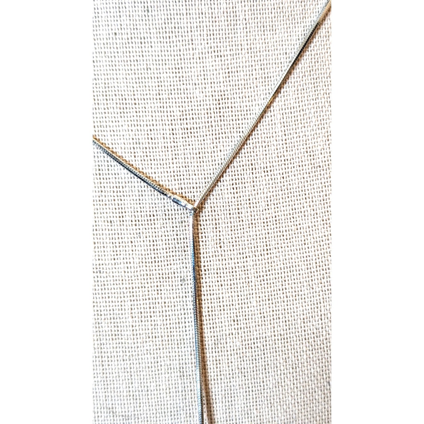 Teardrop Black Pearl 925 Sterling Lariat Necklace