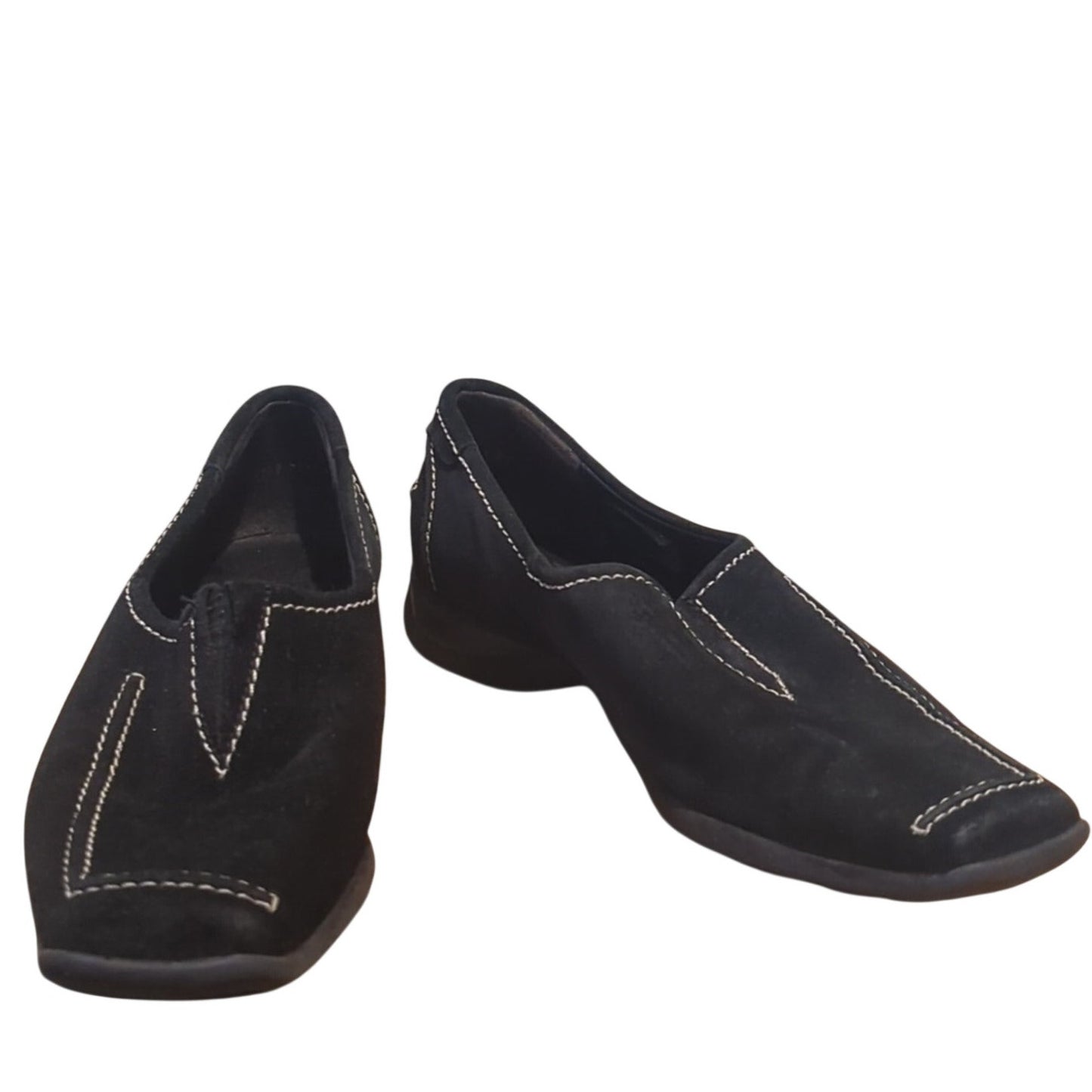 Hogl Sport Gore Tex XCR Black Suede Slip On Loafer Flats Women's Size 5
