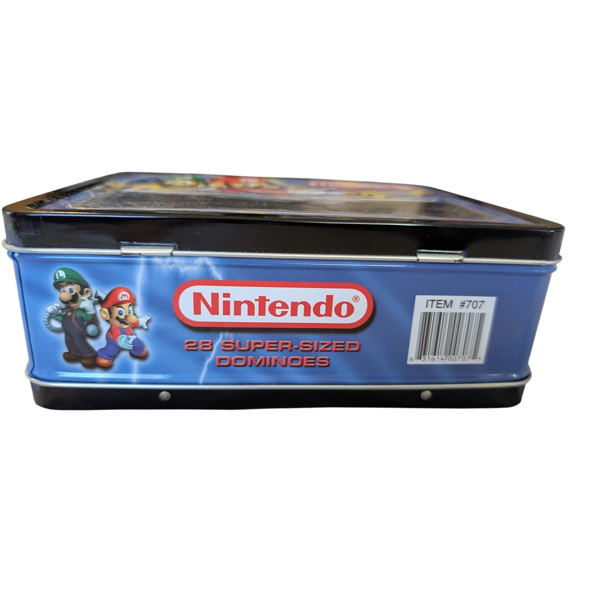 Vintage Nintendo 28 Super Size Dominos in Lunch Box Tin