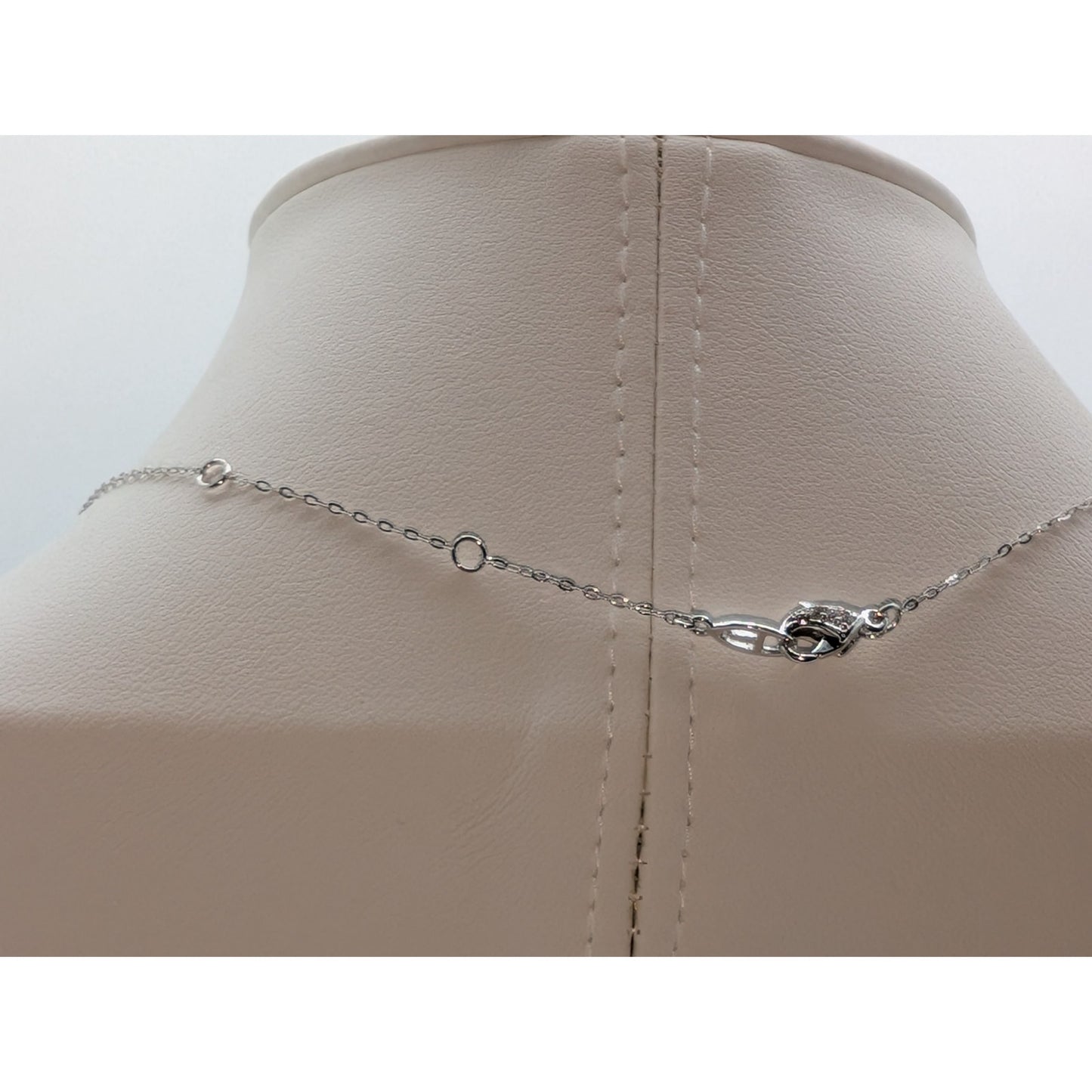 Eliot Danori $55 Silver Tone Sparkling Crystal Cross 16", 17", 18" Necklace NWOT