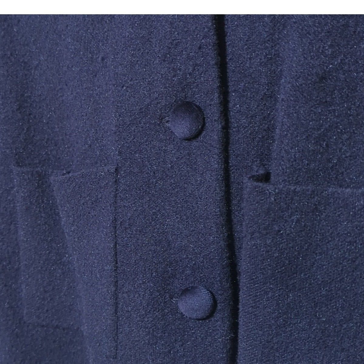 Adrienne Vittadini Black Knit Button Up Notched Collar Jacket Women's Size XS