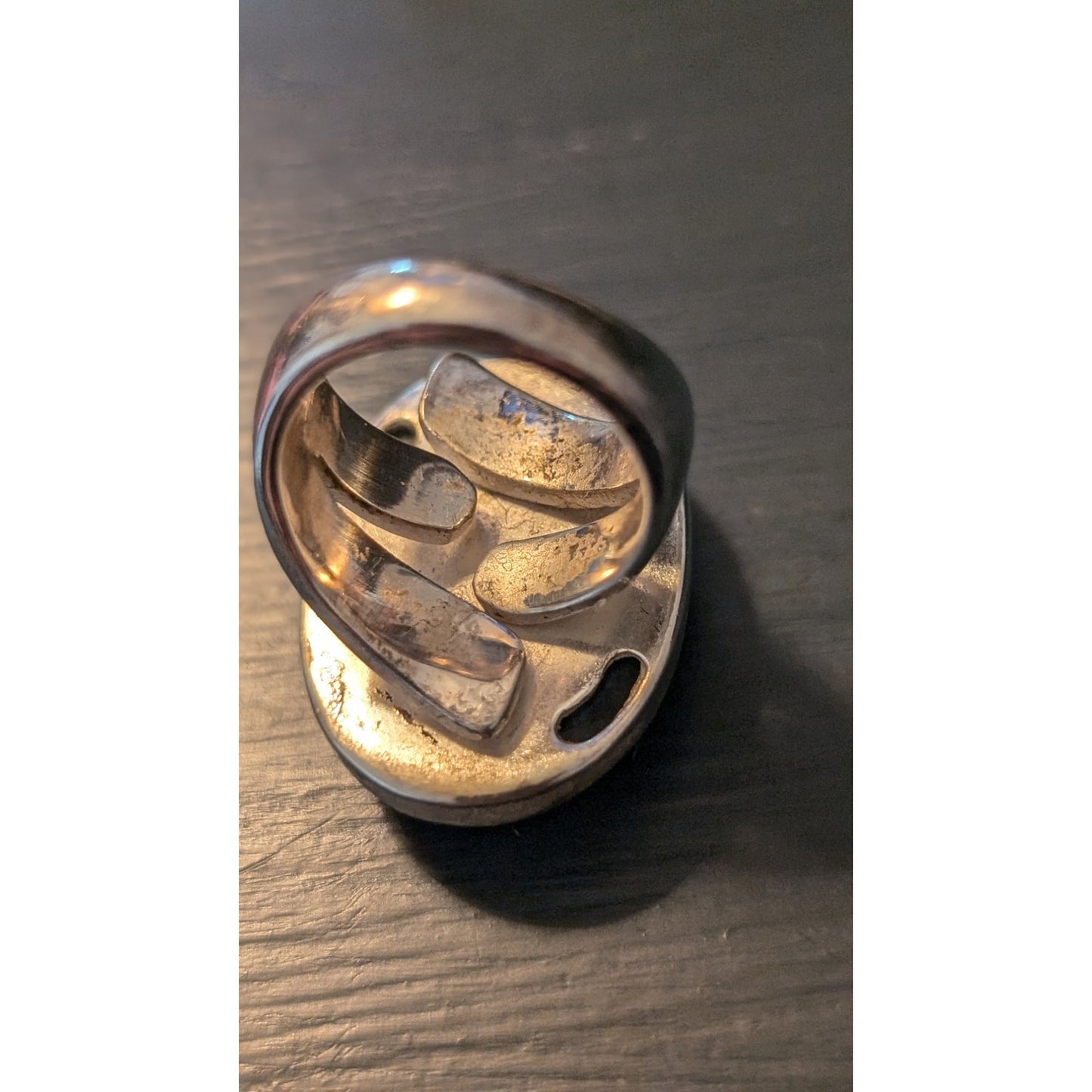Stella & Dot Retired Odyssey Faceted Labradorite Sterling Adjustable Ring