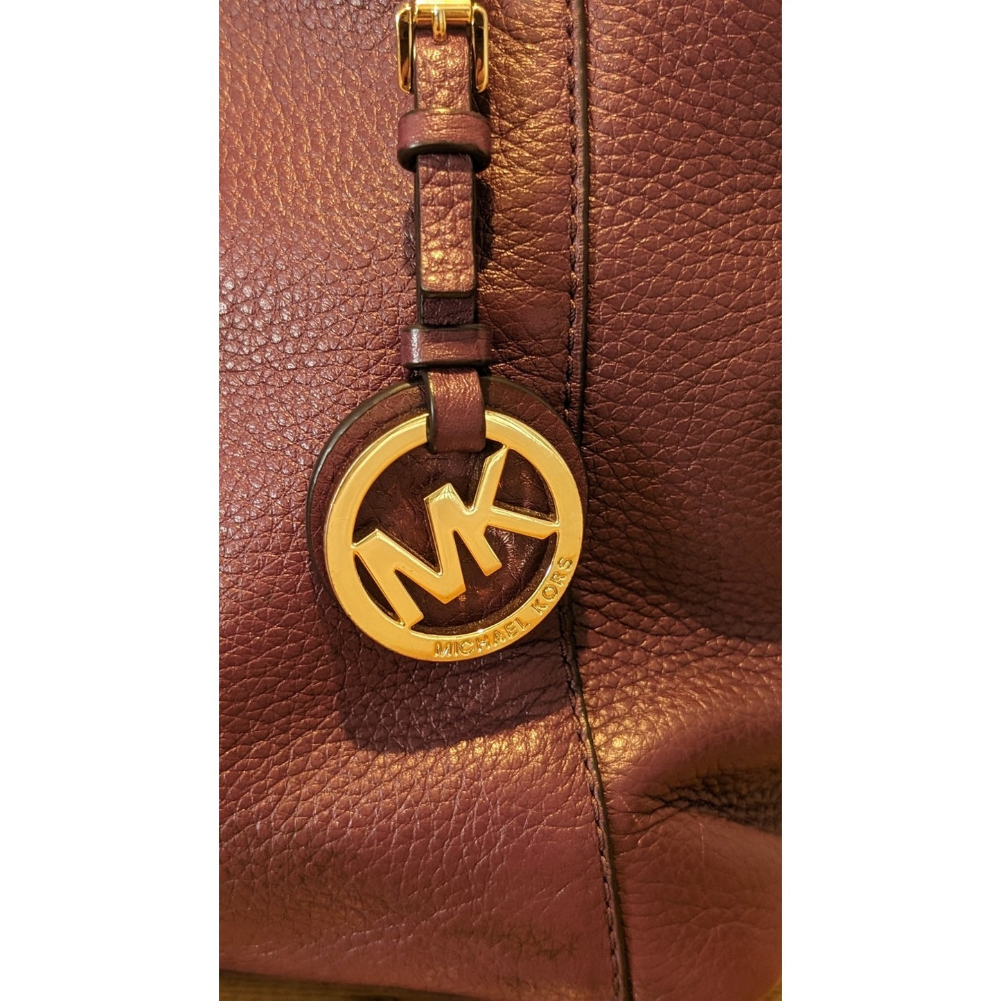MICHAEL Michael Kors Bedford Large Leather Top Zip Damen Merlot Tote Bag