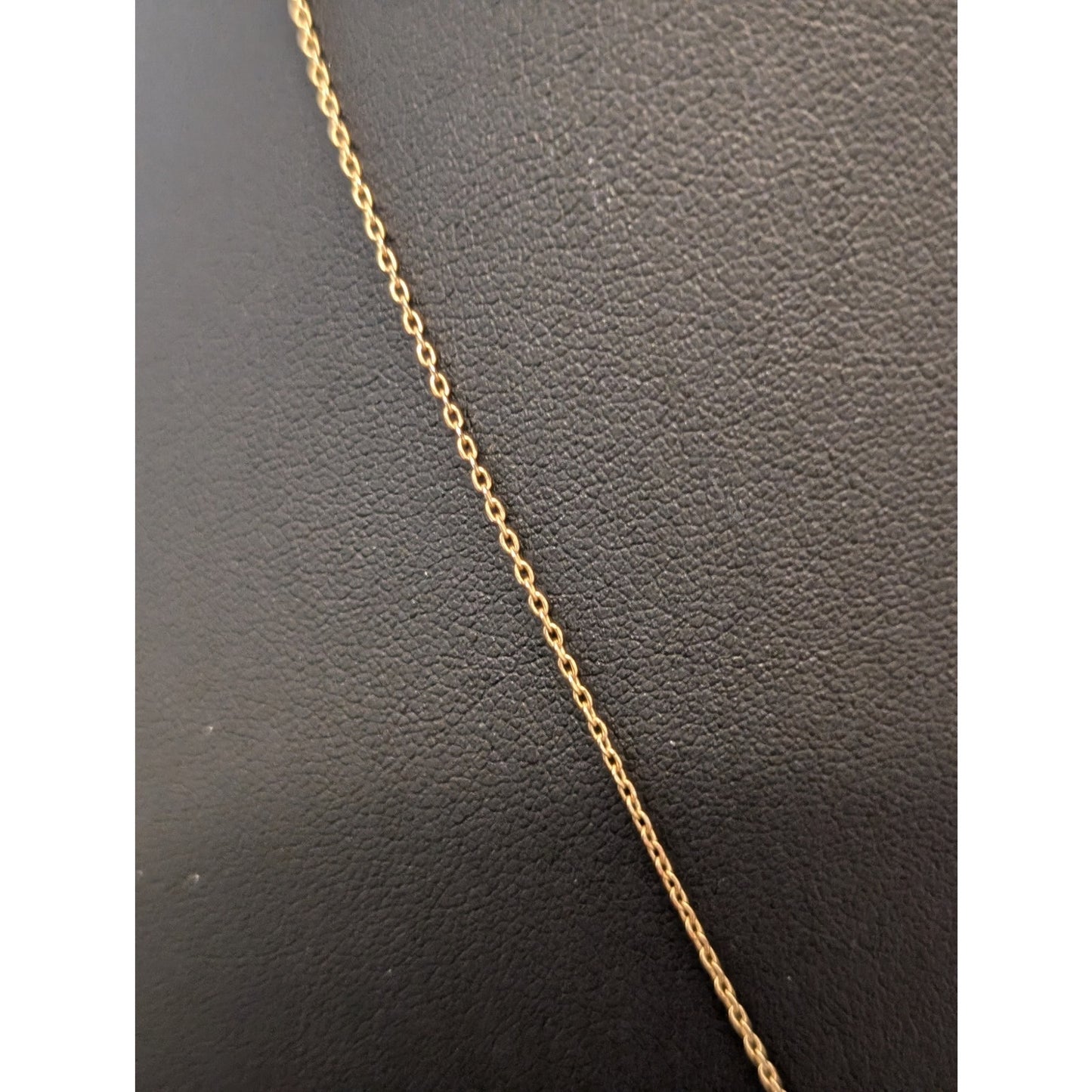Gold Tone Gold Plated #42 Slide Charm Necklace