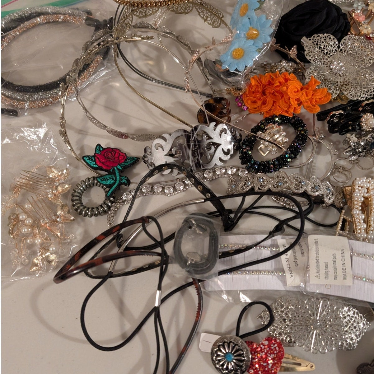 Large Lot of Hair Accessories