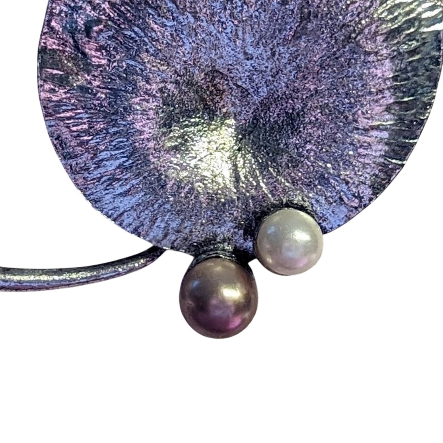 Cork Collar Leaf Faux Pearl Necklace with Magnetic Clasp