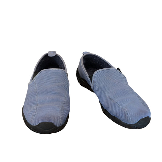 TEVA Blue Cordoroy Slip-On Comfort Sport Shoe Loafer Womens Size 9