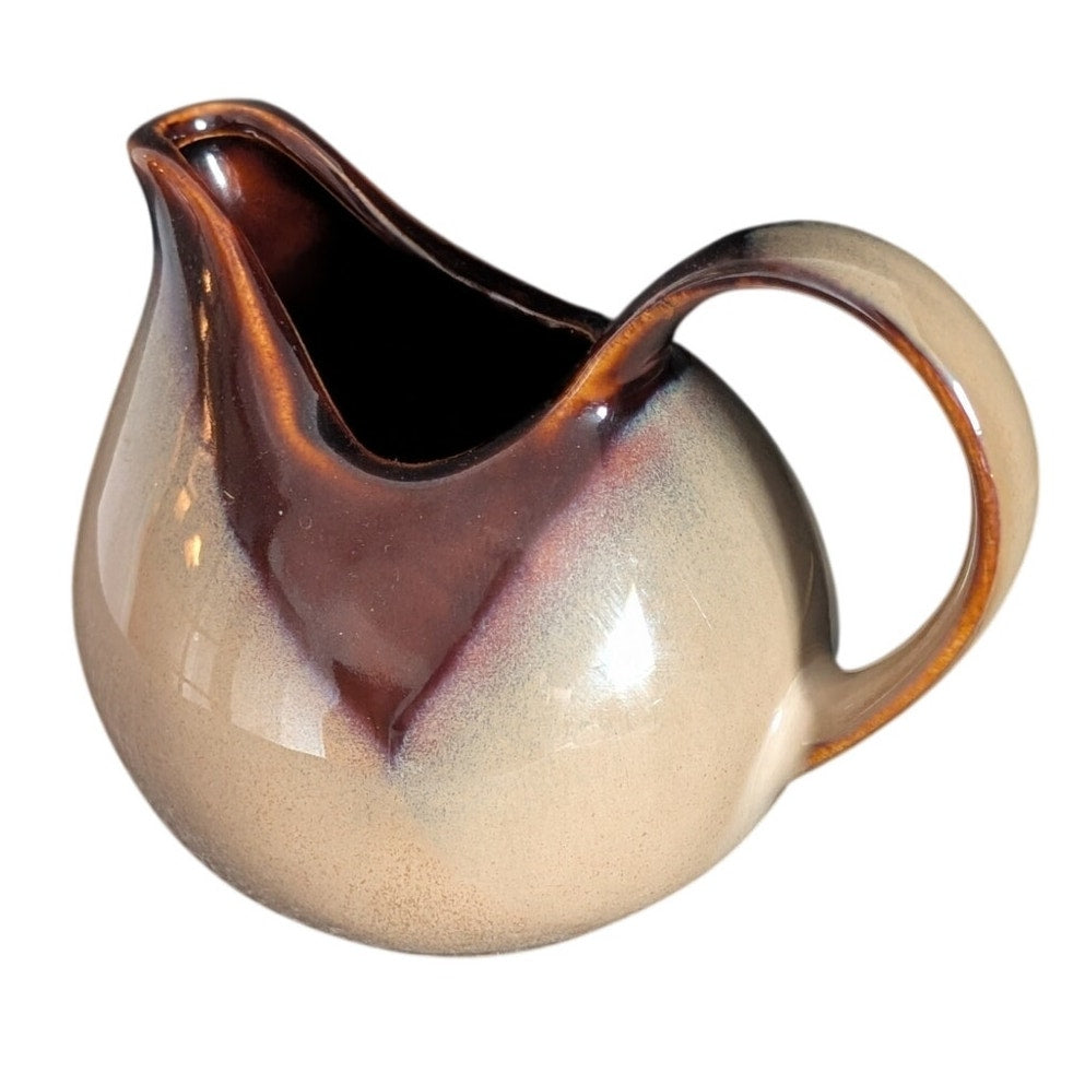 SANGO Nova Brown Earthenware Ceramic Creamer Vintage