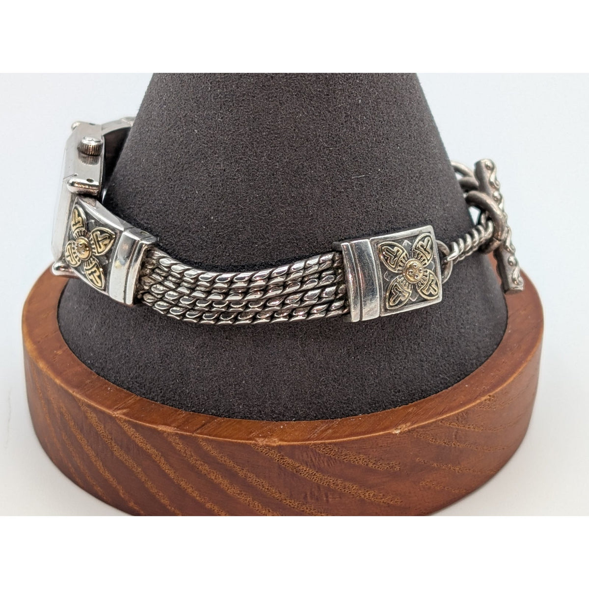 Brighton Monroe Quartz Multi-Strand Rope Chain Toggle Clasp Bracelet Watch