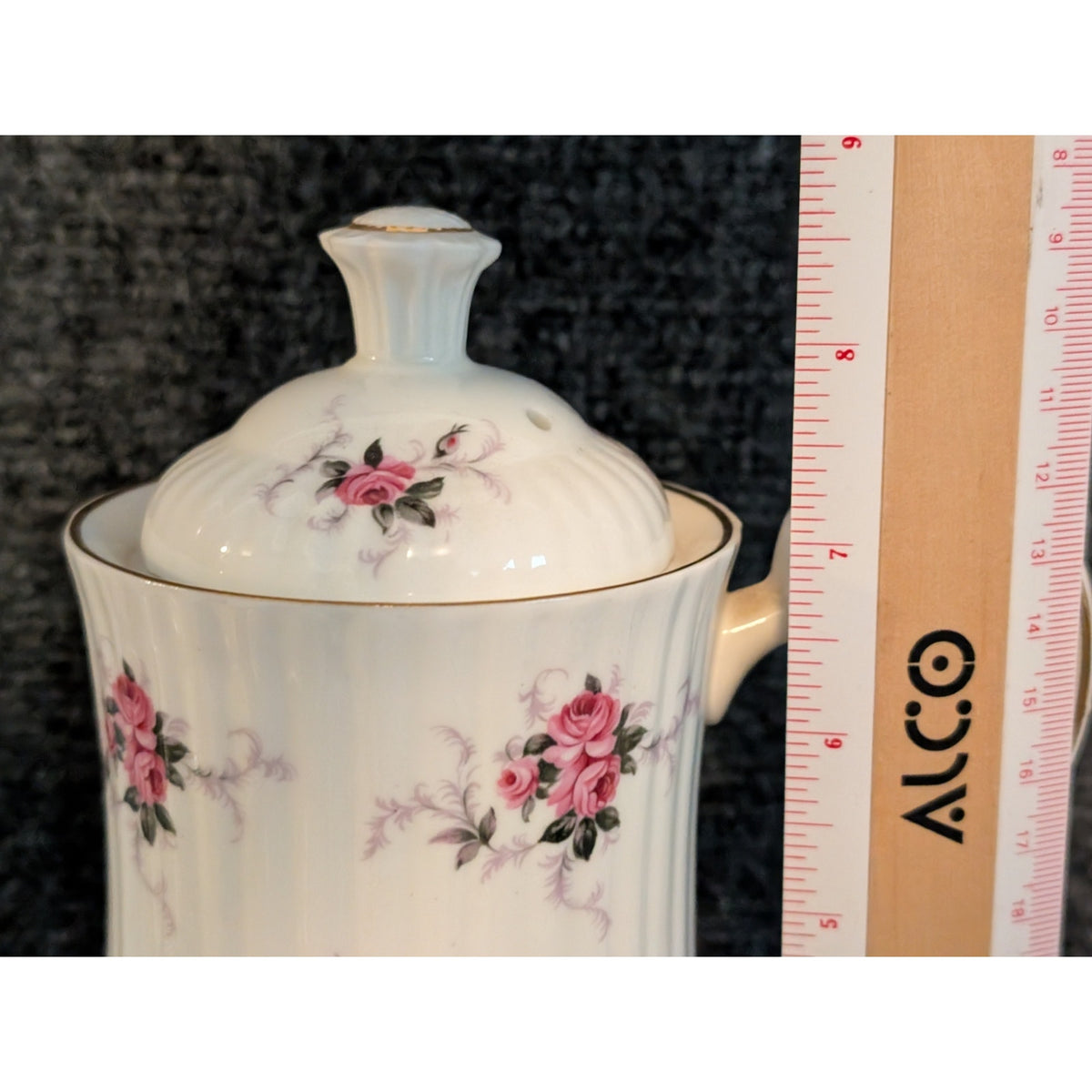 Vtg Princess House Hemmersley Bone China Spode England White Pink Rose Tea Set