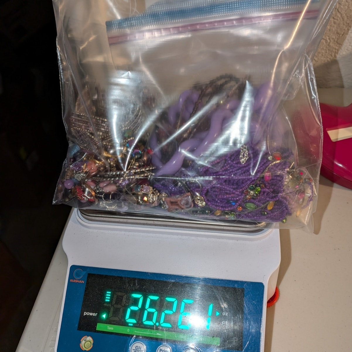 Reseller' Delight Curated Purple Lot of 41 Pieces of Jewelry