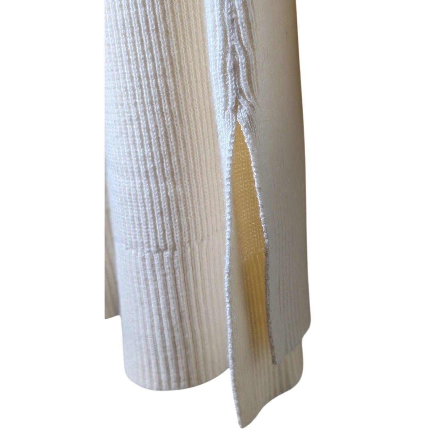 Athleta Hanover Pelican Cream Refined V-Neck Sweater Relaxed Fit Sweater Sz 2X