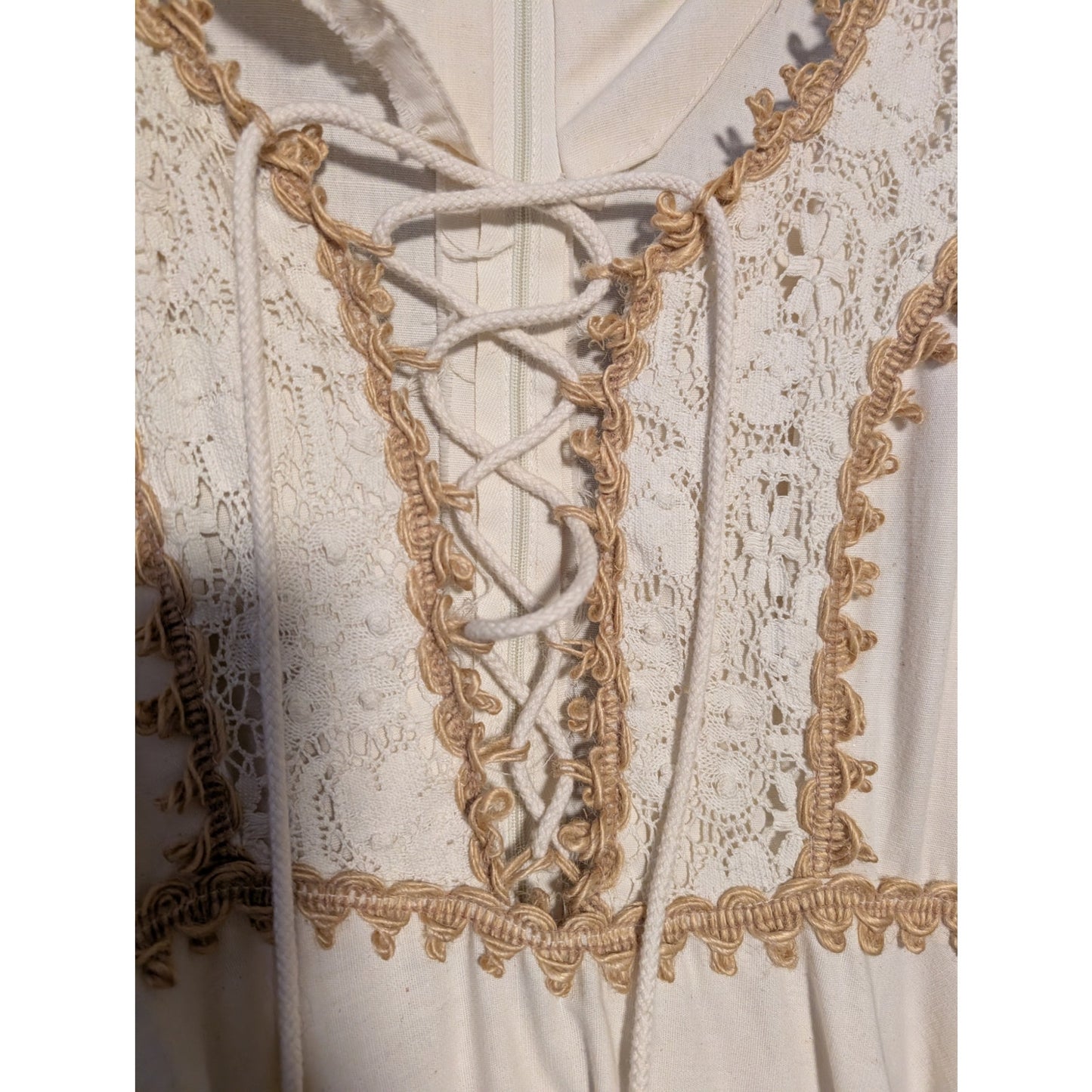 Gunne Sax by Jessica Black Label 70s Elizabethan Revival Renaissance Dress Sz 7
