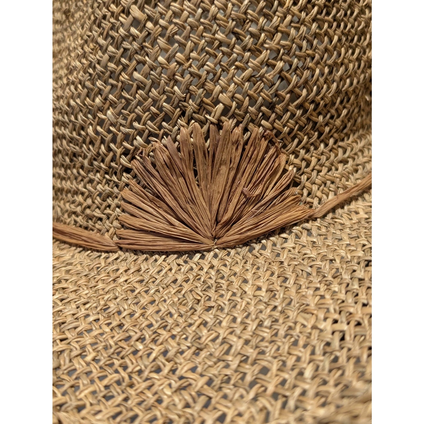 J.Crew Unisex Straw Cowboy Style Sun Hat One Size