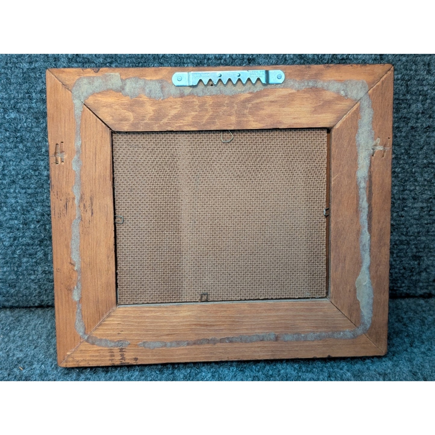 VTG/Antique 'The Old Stage Coach' Print Originally Created in 1871 Wood Framed