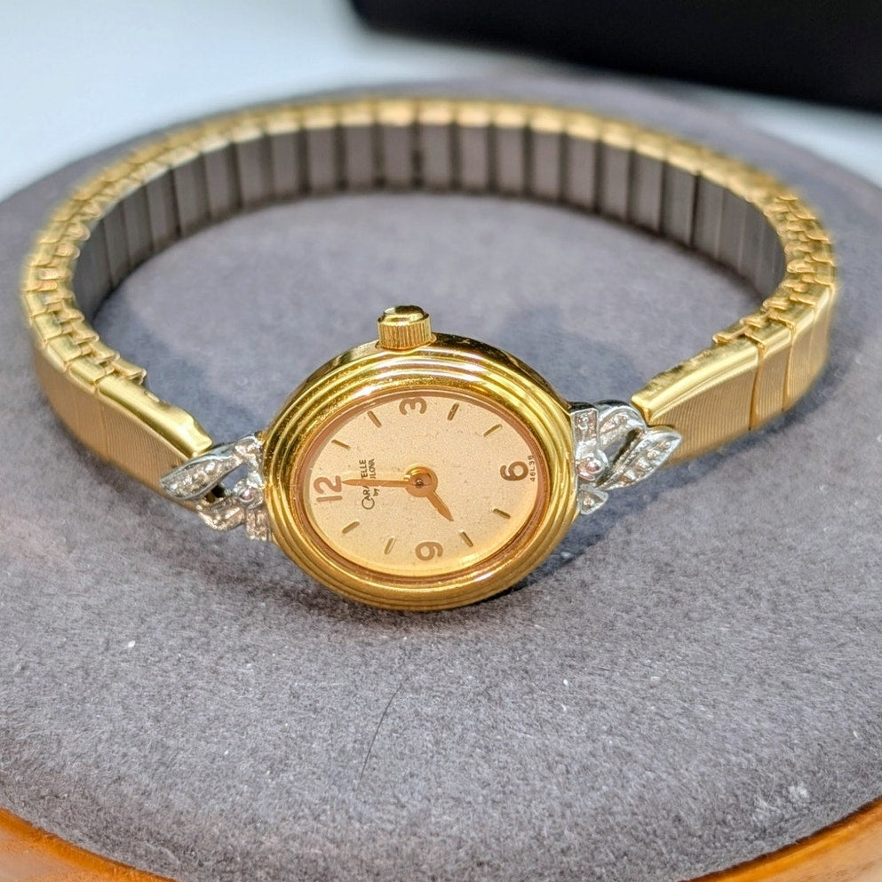 Vintage BULOVA Caravelle Gold Tone Women's Watch