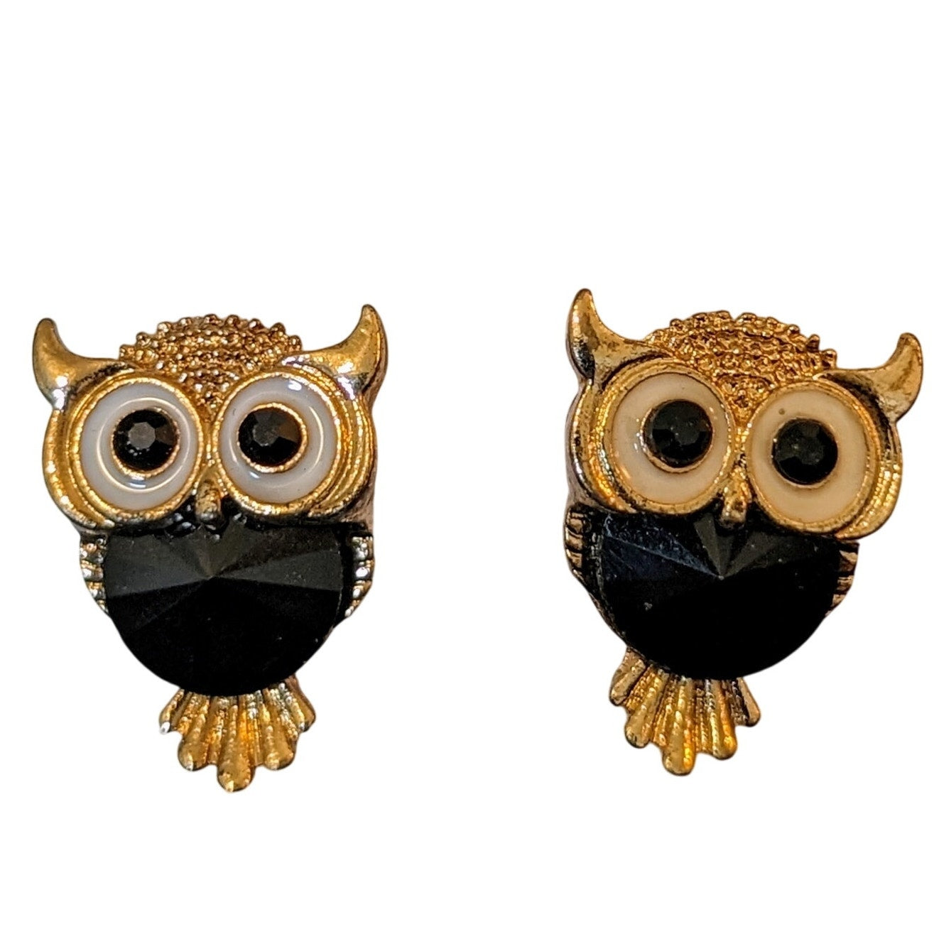 Dress Barn Nickel Free Owl Post Earrings NWT