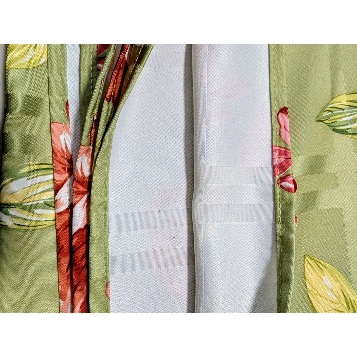 NWOT 60"X84" Rectangular Green Floral Print Table Cloth