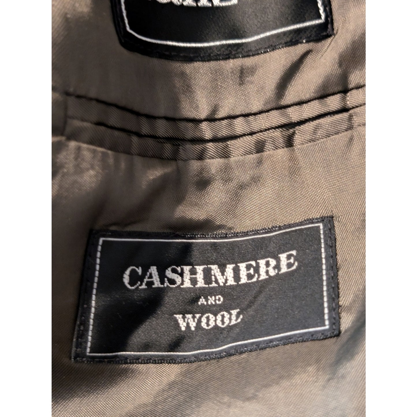 Vtg Lanzetti Army Green Cashmere & Wool Blend Lined Men's Sports Coat Size 42R