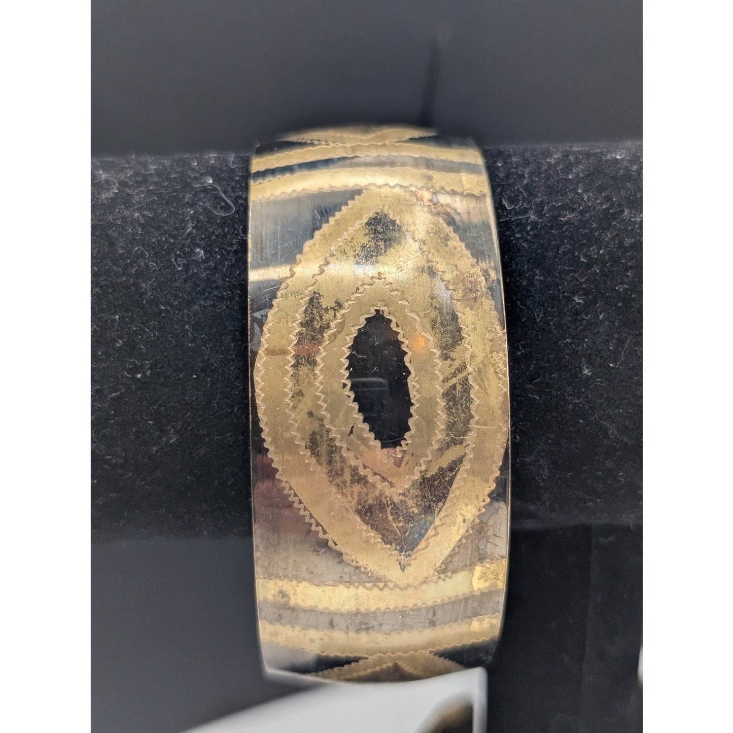 Vintage Lot of Five Brass & Mixed Metals Bracelets