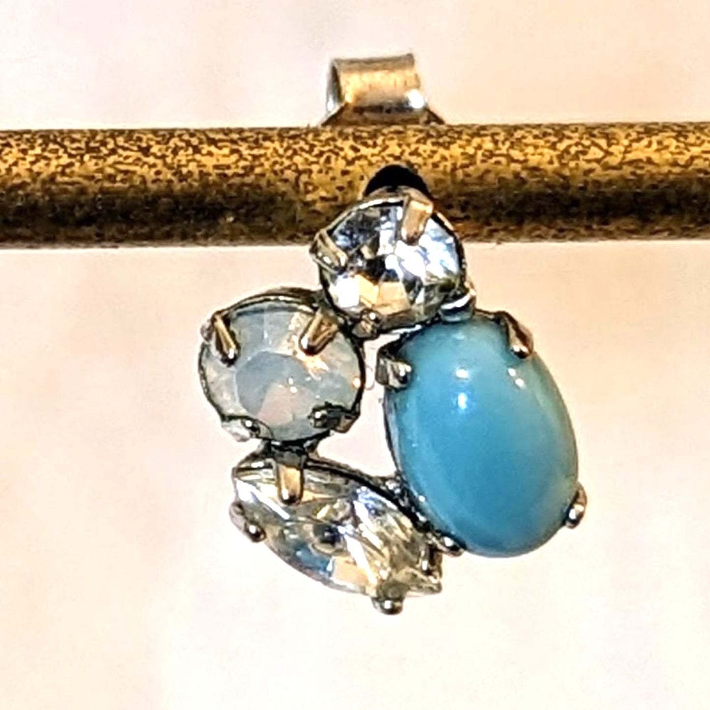 Four Stone Post Earrings