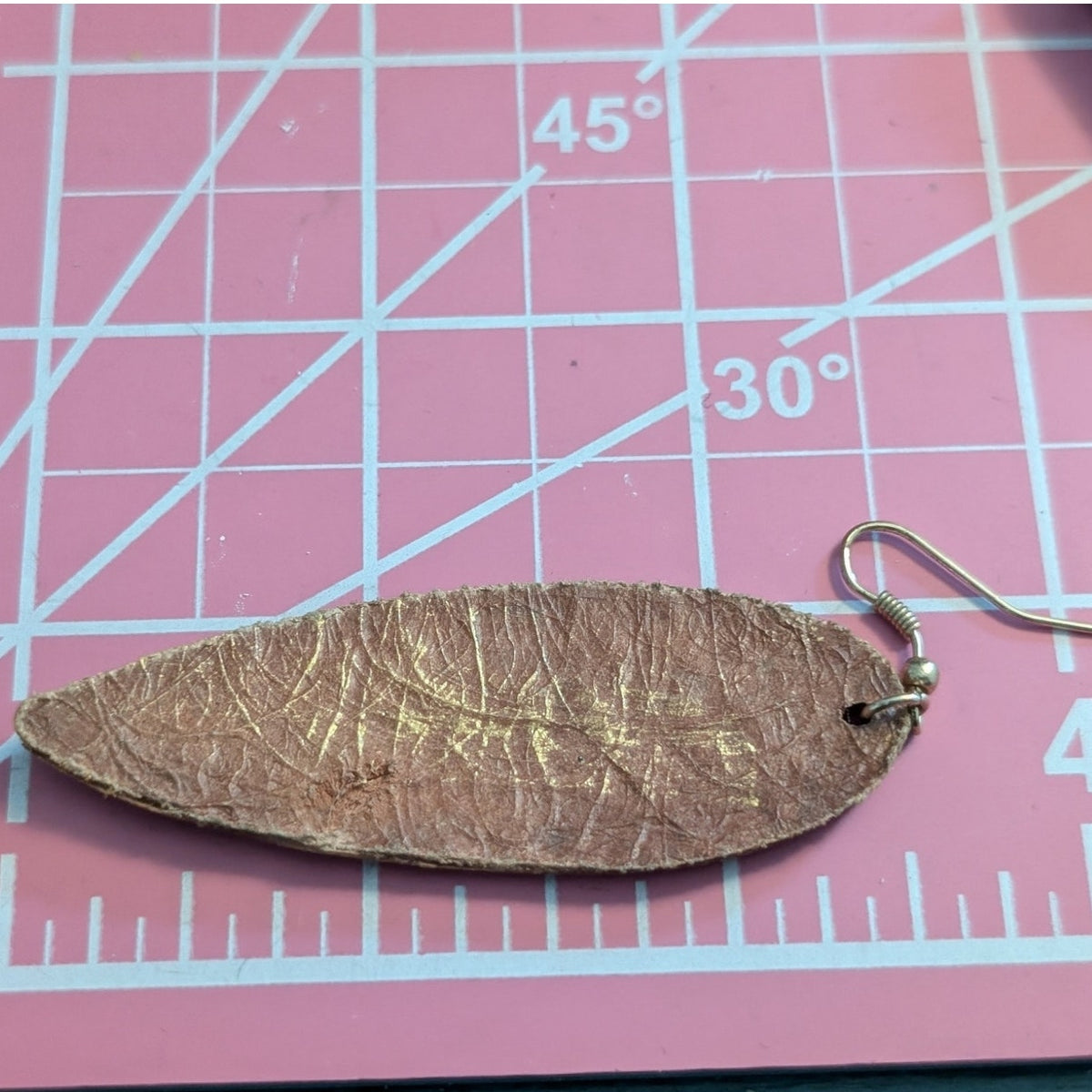 Southwest Boho Hippie Leather Arrow Dangle Earrings