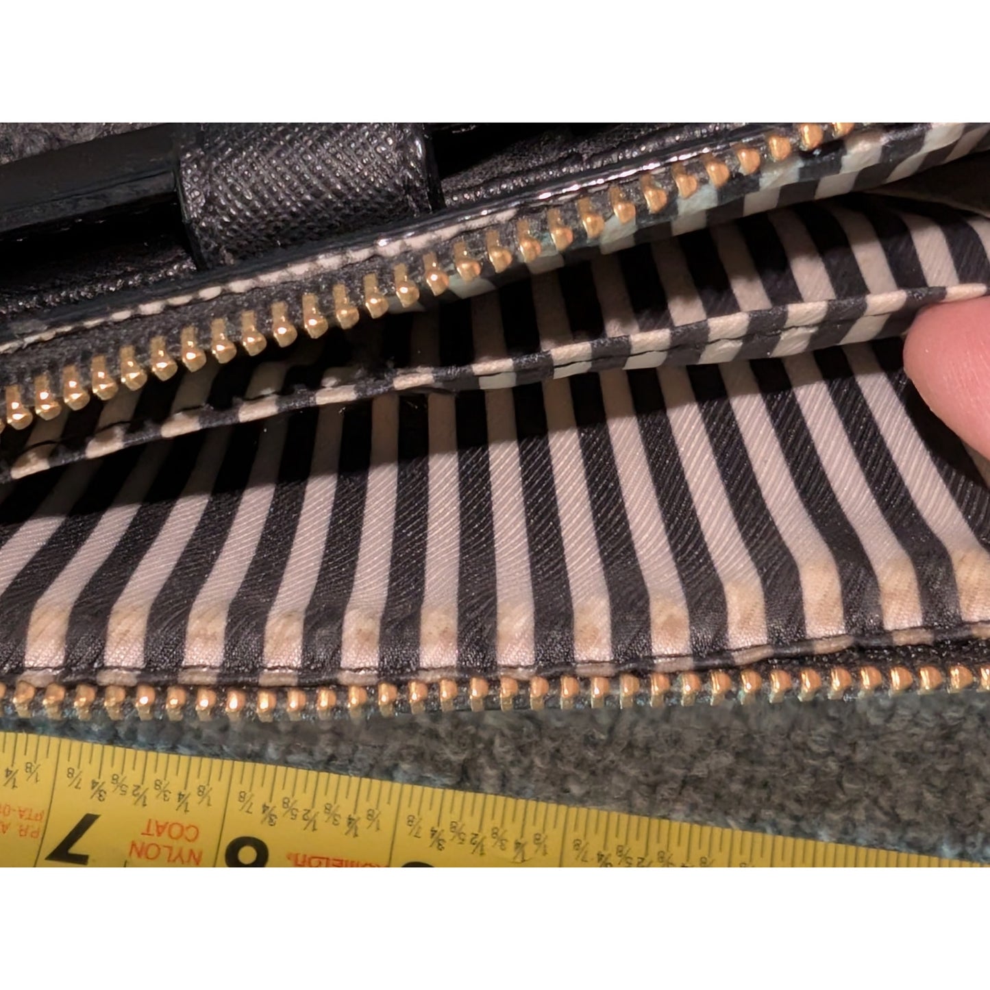 Kate Spade New York Black Leather Wristlet