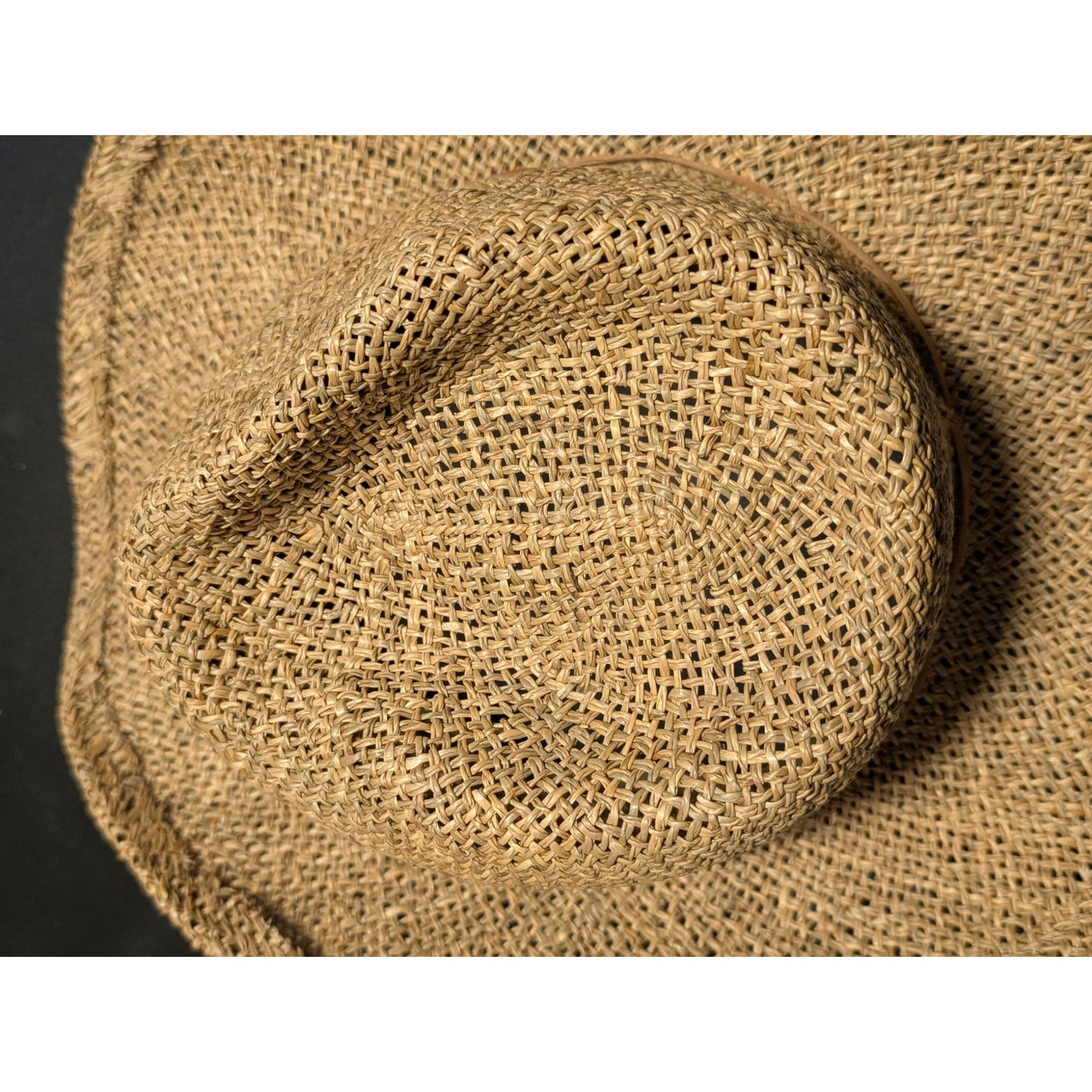 J.Crew Unisex Straw Cowboy Style Sun Hat One Size
